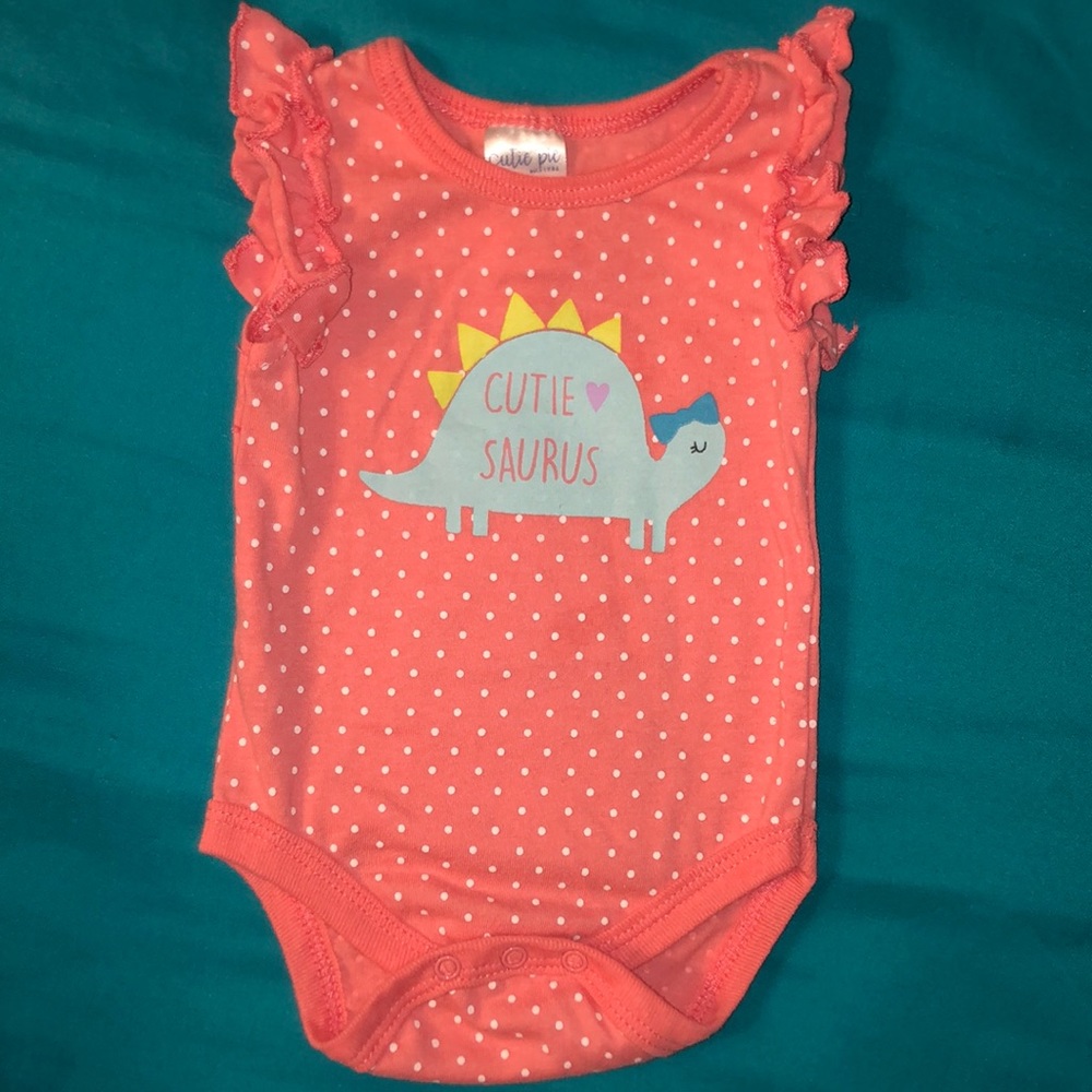 Dinosaur Baby girl set - Picture 3 of 4